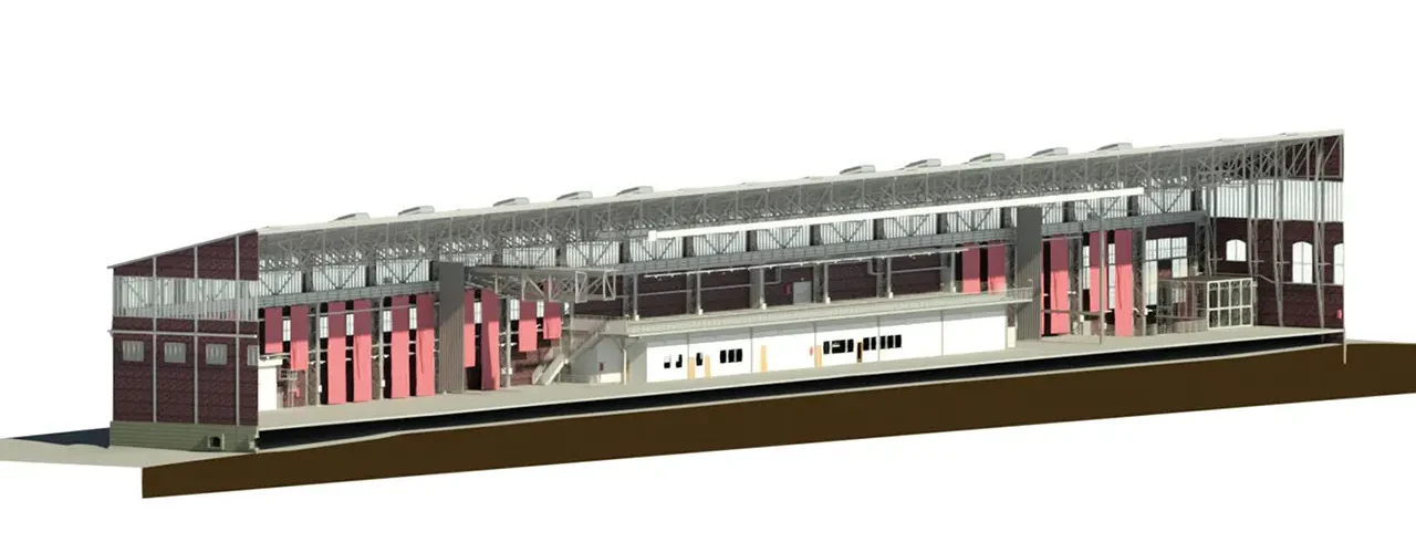 3D Bestandsdokumentation Veranstaltungshalle Duisburg Kraftzentrale Landschaftspark BIM title