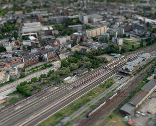 Düren 3D Stadt Modell Texturiert