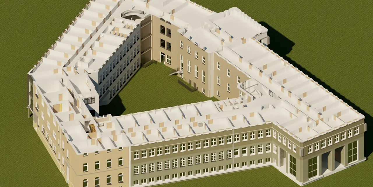 Bestandsdokumentation Stadthaus 3D BIM Modell