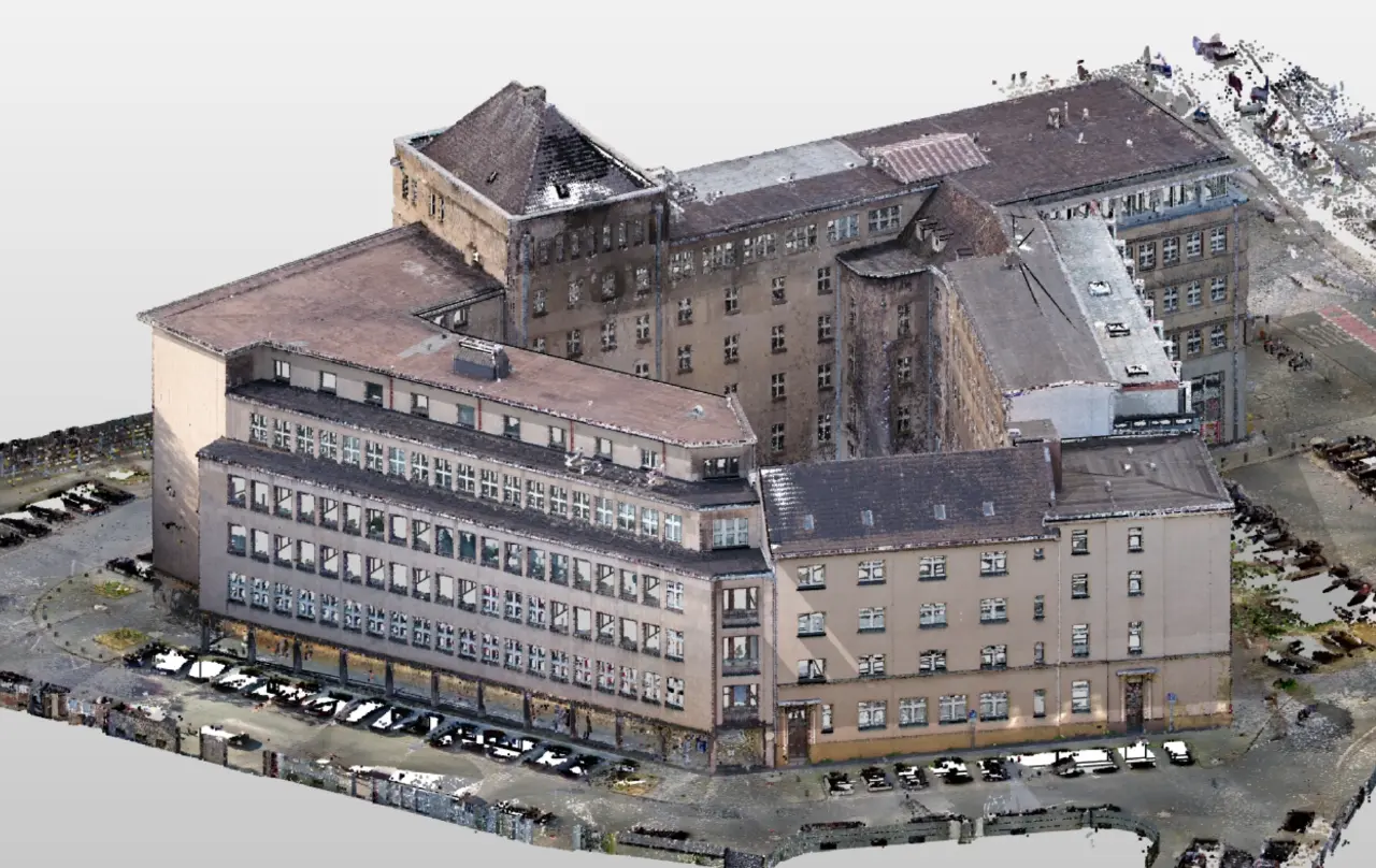 Bestandsdokumentation Stadthaus 3D Scan Punktwolke 02