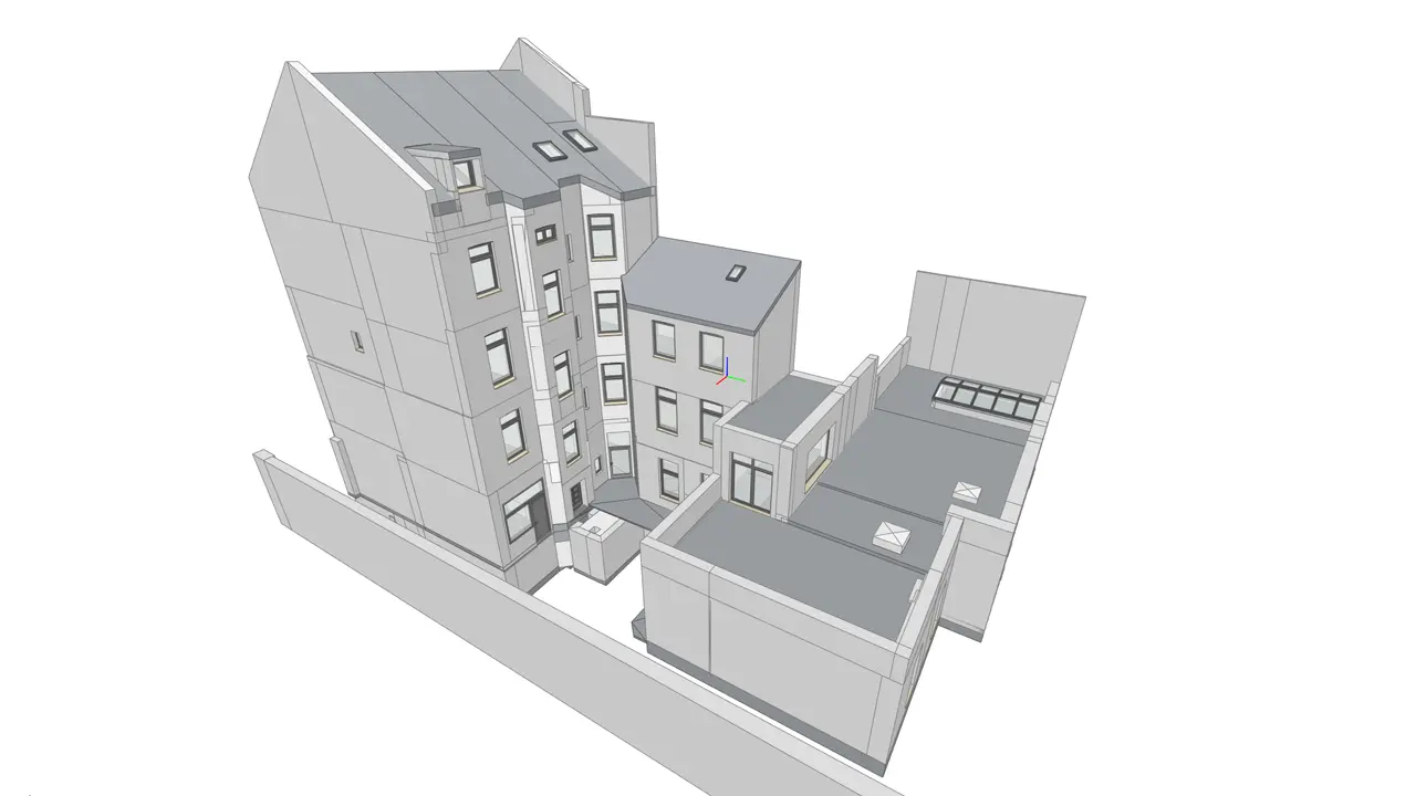 Mehrfamilienhaus Bestandsdokumentation BIM Düsseldorf 01