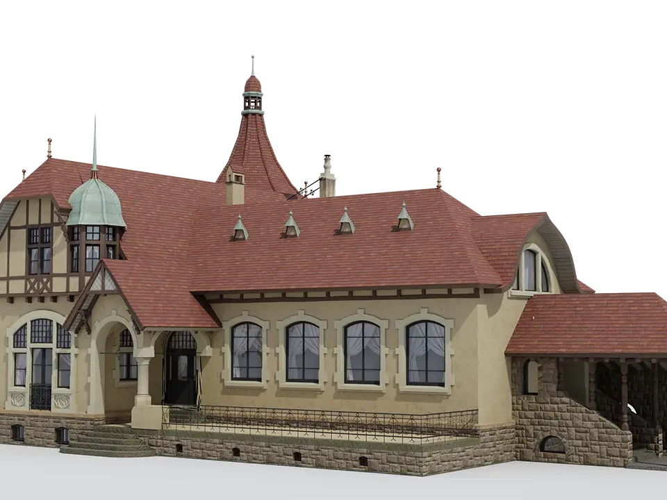 Stadtwaldhaus Krefeld 3D Rekonstruktion title