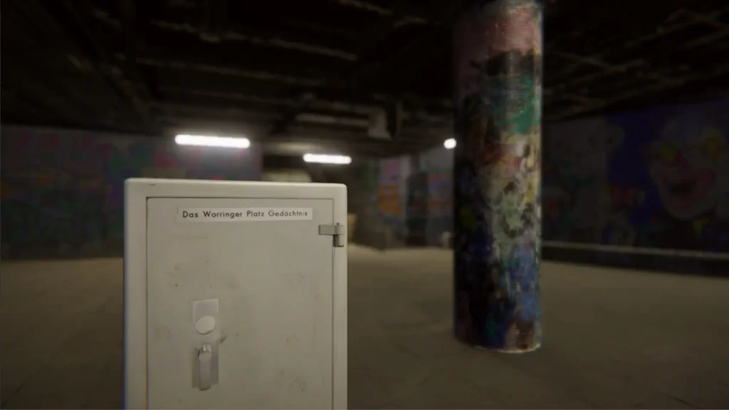 Düsseldorf Worringer Platz 3D Scan Unterführung Graffiti VR Museum 2