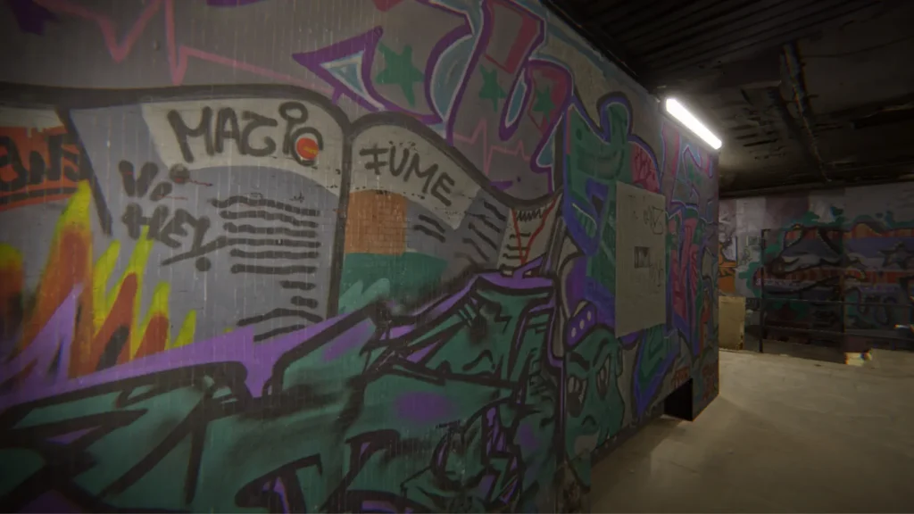 Düsseldorf Worringer Platz 3D Scan Unterführung Graffiti VR Museum 3