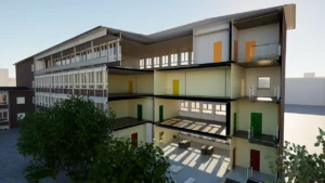 Schule BIM Bestandsdokumentation Visualisierung 07