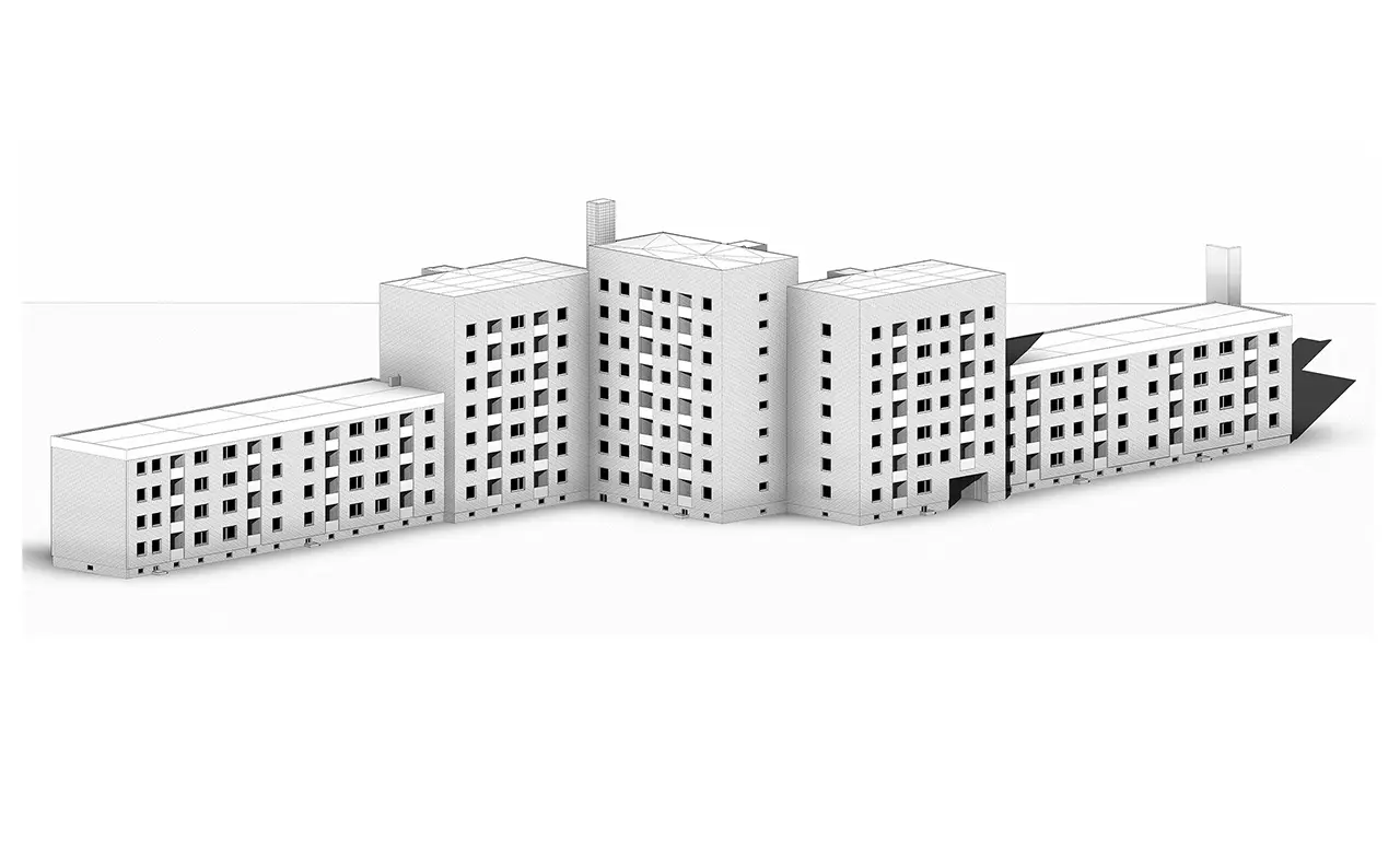 Bestandsdokumentation Serielle Sanierung Hannover - Axo Modell 1280