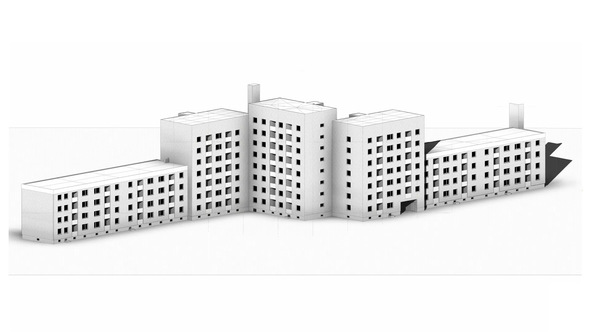 Bestandsdokumentation Serielle Sanierung Hannover - Axo Modell 1920