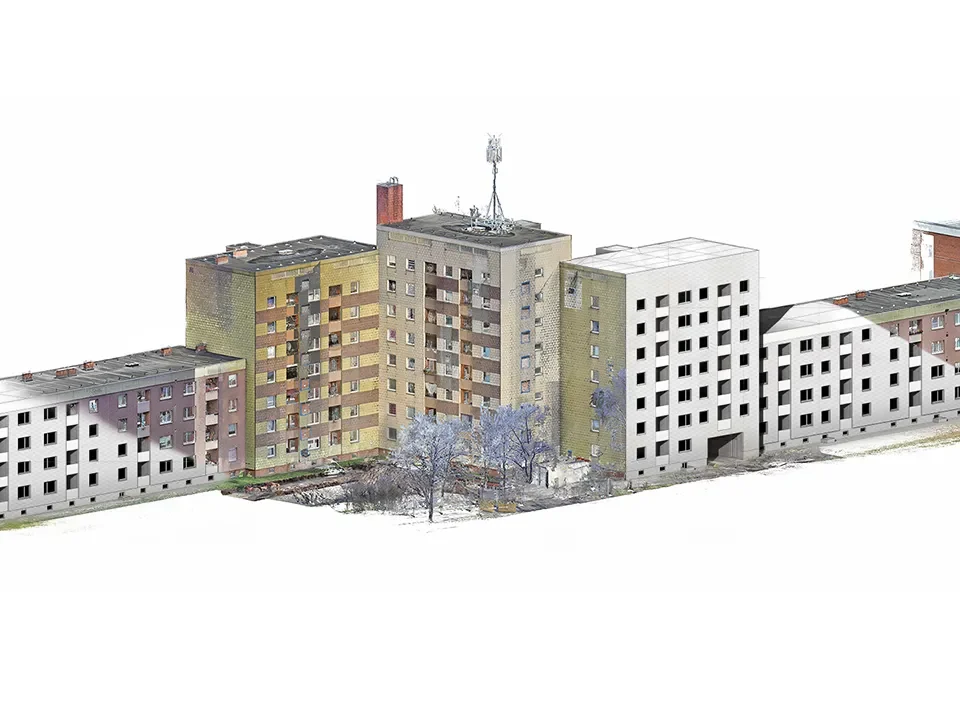 Bestandsdokumentation Serielle Sanierung Hannover - Axo Modell title 1280