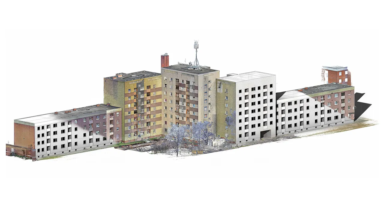 Bestandsdokumentation Serielle Sanierung Hannover - Axo Modell title 1280