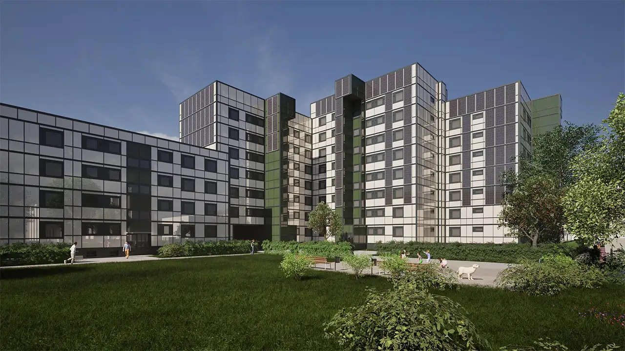 Bestandsdokumentation Serielle Sanierung Hannover - Visualisierung nord unten 1280