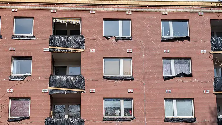 Bestandsdokumentation Serielle Sanierung Hannover - fassadenvorbereitung