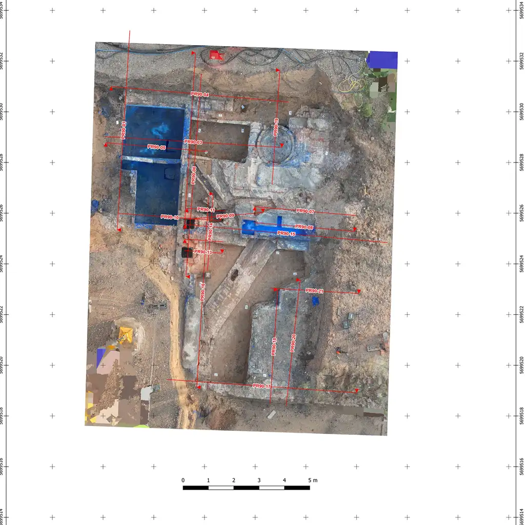 Archäologische Bestandsdokumentation - Orthofoto
